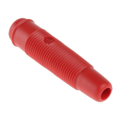 Hirschmann Test & Measurement Red Female Banana Socket, 4 mm Connector, Solder Termination, 16A, 60V dc, Nickel Plating