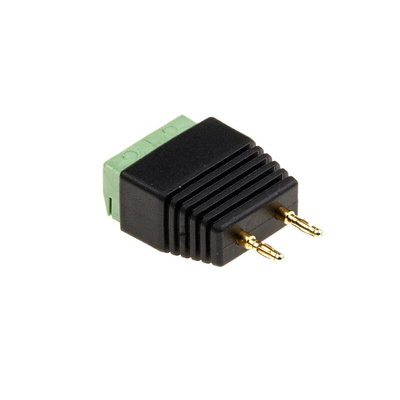 RS PRO Male Banana Plug, 2mm Connector, 5A, 30V dc, Gold Plating