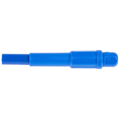 RS PRO Blue Male Banana Plug, 4 mm Connector, Solder Termination, 20A, 1000V