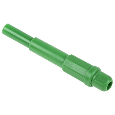 RS PRO Green Male Banana Plug, 4 mm Connector, Solder Termination, 20A, 1000V