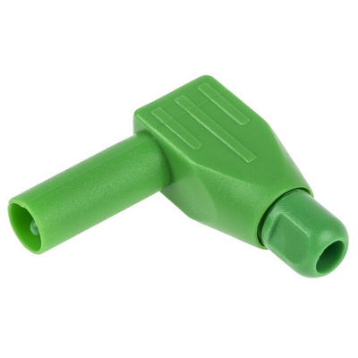 RS PRO Green Male Banana Plug, 4 mm Connector, Solder Termination, 20A, 1000V