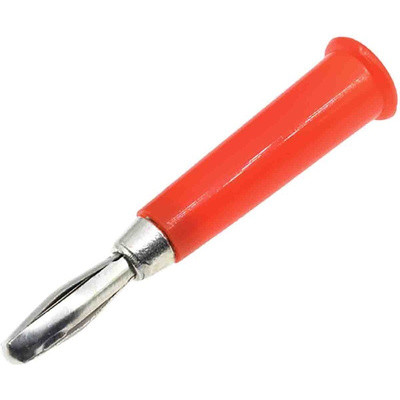 RS PRO Green Male Banana Plug, 4 mm Connector, 19A, 30V, Nickel Plating