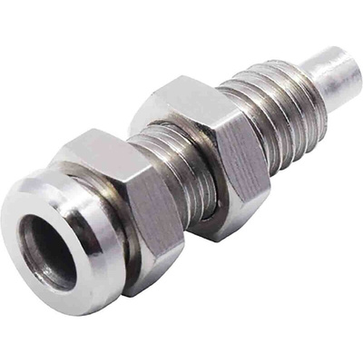 RS PRO Female Banana Socket, 4 mm Connector, Solder Termination, 24A, 30V, Nickel Plating