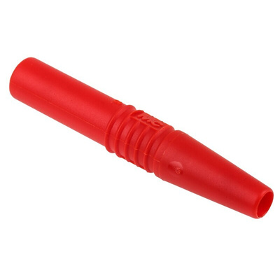 Staubli Red Male Banana Plug, 4 mm Connector, Solder Termination, 32A, 1000V, Gold Plating
