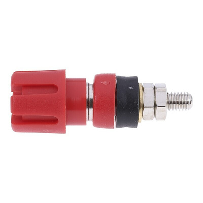 RS PRO 4mm Red Terminal Post, 30A, 2BA Thread