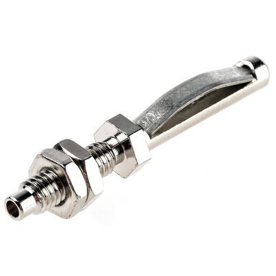 Hirschmann Test & Measurement Silver Male Banana Plug, 4 mm Connector, Solder Termination, Nickel Plating