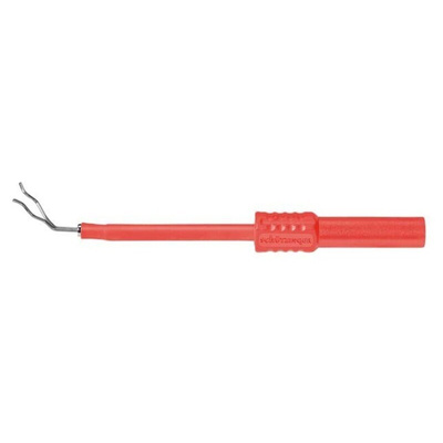 Schutzinger Black Female Test Socket, 4 mm Connector, Solder Termination, 1A, 600V, Nickel Plating