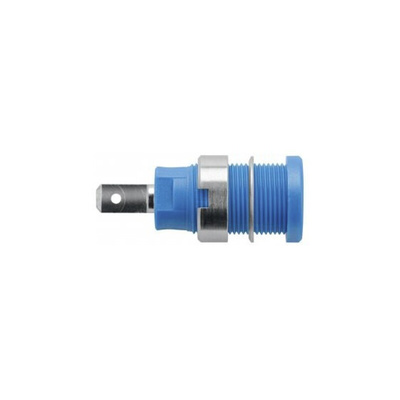 Schutzinger Black Female Banana Socket, 4 mm Connector, 24A, 1000V, Nickel Plating