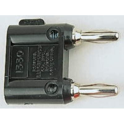 Fluke Red Male Banana Plug, 4 mm Connector, Screw Termination, 15A, 5000V, Nickel Plating