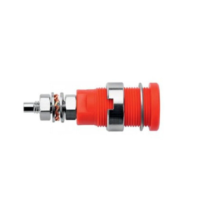Schutzinger Black Male Banana Socket, M4 Thread Termination, 32A, 1kV