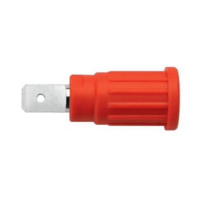 Schutzinger Green, Yellow Male Banana Socket, Press-In Termination, 32A, 1kV, Nickel Plating