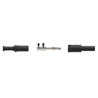 Electro PJP Black Male Banana Plug, Screw Termination, 36A, 1kV