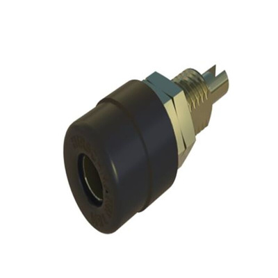 Hirschmann Test & Measurement Violet Female Banana Connector, 4 mm Connector, M6 Thread, Solder Termination, 32A, 60V