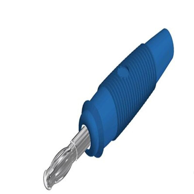 Hirschmann Test & Measurement Yellow Male Banana Connector, 4 mm Connector, Solder Termination, 32A, 60V dc, Nickel