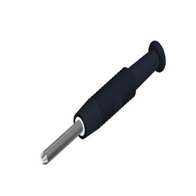 Hirschmann Test & Measurement White Male Banana Connector, 2mm Connector, Solder Termination, 6A, 60V dc, Nickel Plating