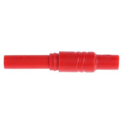 Hirschmann Test & Measurement Red Female Banana Socket, 4 mm Connector, Screw Termination, 24A, 1000V ac/dc, Nickel