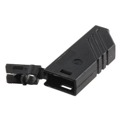 Hirschmann Test & Measurement Black Male Banana Plug, 4 mm Connector, Screw Termination, 16A, 60V dc, Nickel Plating