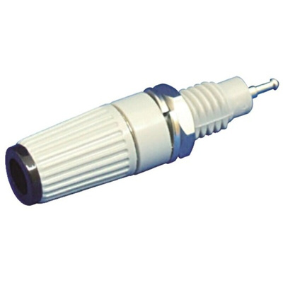 Sato Parts Black Female Banana Socket, 4 mm Connector, Solder Termination, 10A, 125V
