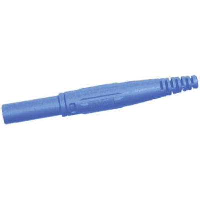 Staubli Blue Female Banana Socket, 4 mm Connector, Screw Termination, 32A, 1000V, Nickel Plating