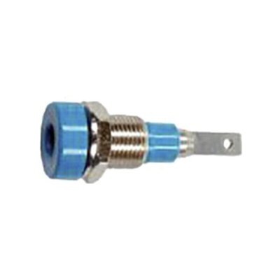 Staubli Yellow Female Banana Socket, 2mm Connector, Tab Termination, 10A, 30 V, 60V dc