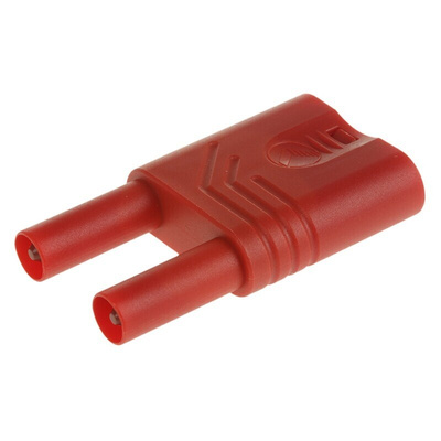 Hirschmann Test & Measurement Red Male Banana Plug, 4 mm Connector, 32A, 1000V ac/dc, Nickel Plating