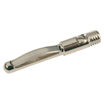 Hirschmann Test & Measurement Male Banana Plug, 4 mm Connector, Screw Termination, 16A, 30 V ac, 60V dc, Nickel Plating