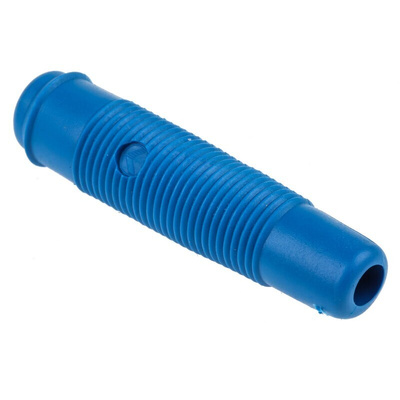 Hirschmann Test & Measurement Blue Female Banana Socket, 4 mm Connector, Solder Termination, 16A, 30 V ac, 60V dc,