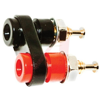 Mueller Electric Black Female Test Socket, 2mm Connector, 5A