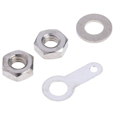 RS PRO 16A, White Binding Post With Brass Contacts and Nickel Plated