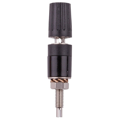 Staubli 15A Binding Post With Brass Contacts and Nickel Plated - 2mm Hole Diameter