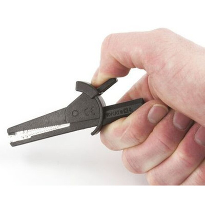 RS PRO Crocodile Clip, Nickel-Plated Steel Contact, 30A