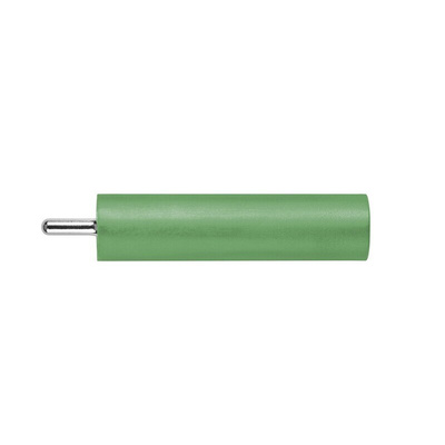 Schutzinger Green Female Banana Socket, 4 mm Connector, PC Pin Termination, 20A, 1000V, Nickel Plating