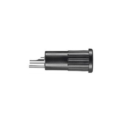 Schutzinger Black Female Banana Socket, 4 mm Connector, Solder Termination, 16A, Nickel Plating