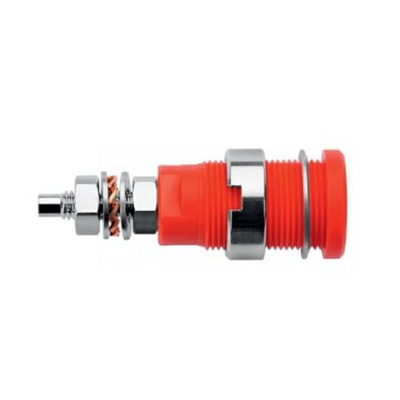 Schutzinger Green Male Banana Socket, M4 Thread Termination, 32A, 1kV