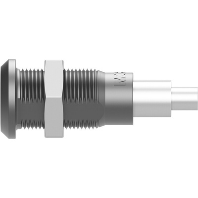 Staubli Yellow Socket Test Socket, Solder Termination, 25A, 30V ac, Nickel Plating