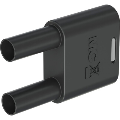 Staubli Black Plug Test Plug, 32A, 1kV, Nickel Plating