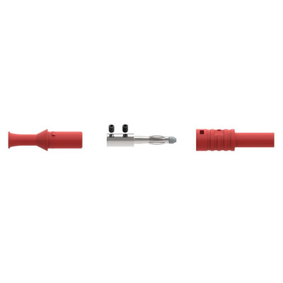 Electro PJP Red Male Banana Plug, Screw Termination, 36A, 1kV