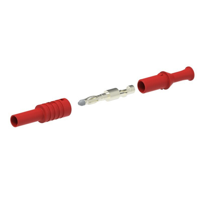 Electro PJP Red Male Banana Plug, Screw Termination, 36A, 1kV