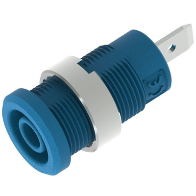 Electro PJP Blue Female Banana Socket, Plug In Termination, 36A, 600 → 1000V