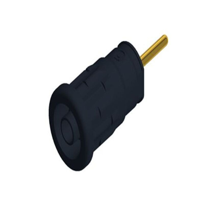 Hirschmann Test & Measurement Green Female Banana Connector, 4 mm Connector, Solder Termination, 24A, 1kV, Gold Plating