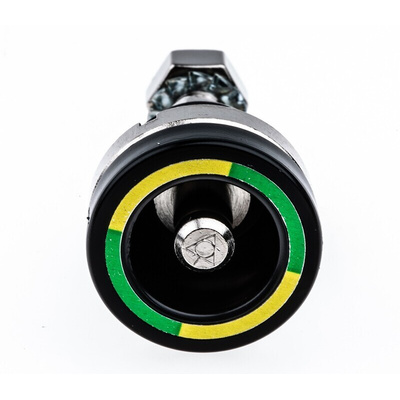 Staubli Green, Yellow Female Test Socket, 6 mm Connector, Nickel Plating