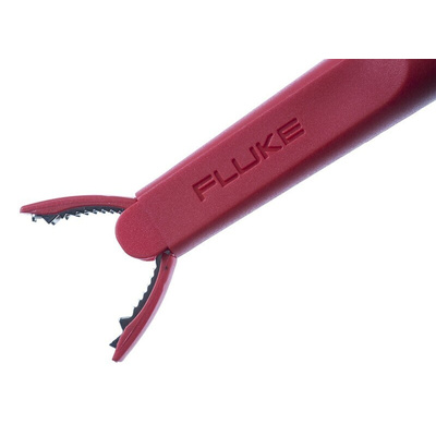 Fluke Crocodile Clip Blunt Tip, Crocodile Clip Connection, 10A