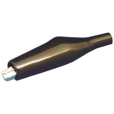 Sato Parts Crocodile Clip, Brass Contact, 5A, Black