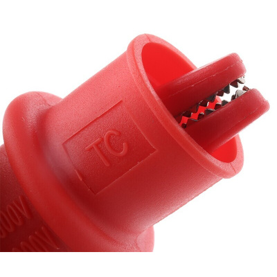 Keysight Technologies Crocodile Clip 4 mm Connection, 15A, Black, Red