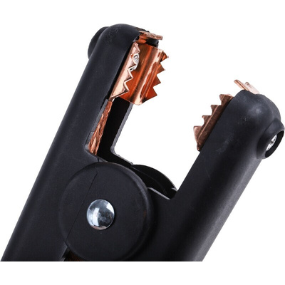 Mueller Electric Crocodile Clip, Copper Contact, 300A, Black
