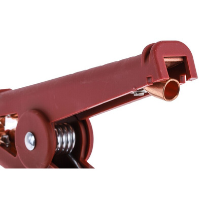 Mueller Electric Crocodile Clip, Copper Contact, 300A, Red
