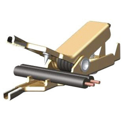 Mueller Electric JP-33699 Bed of Nails Test Clip, Nickel Silver Alloy contact