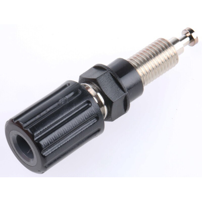 Schutzinger 36A, Black Binding Post With Brass Contacts and Nickel Plated