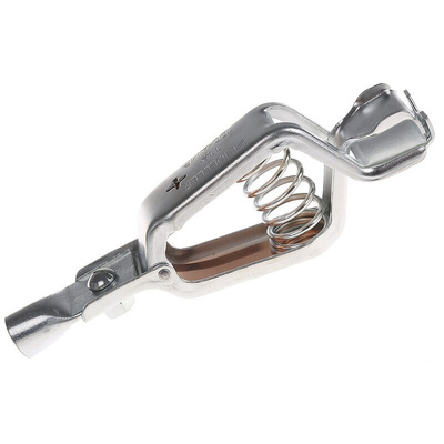 Mueller Electric Crocodile Clip, Zinc-Plated Steel Contact, 100A