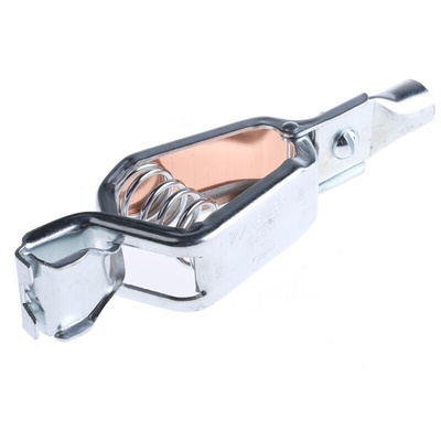 Mueller Electric Crocodile Clip, Zinc-Plated Steel Contact, 100A